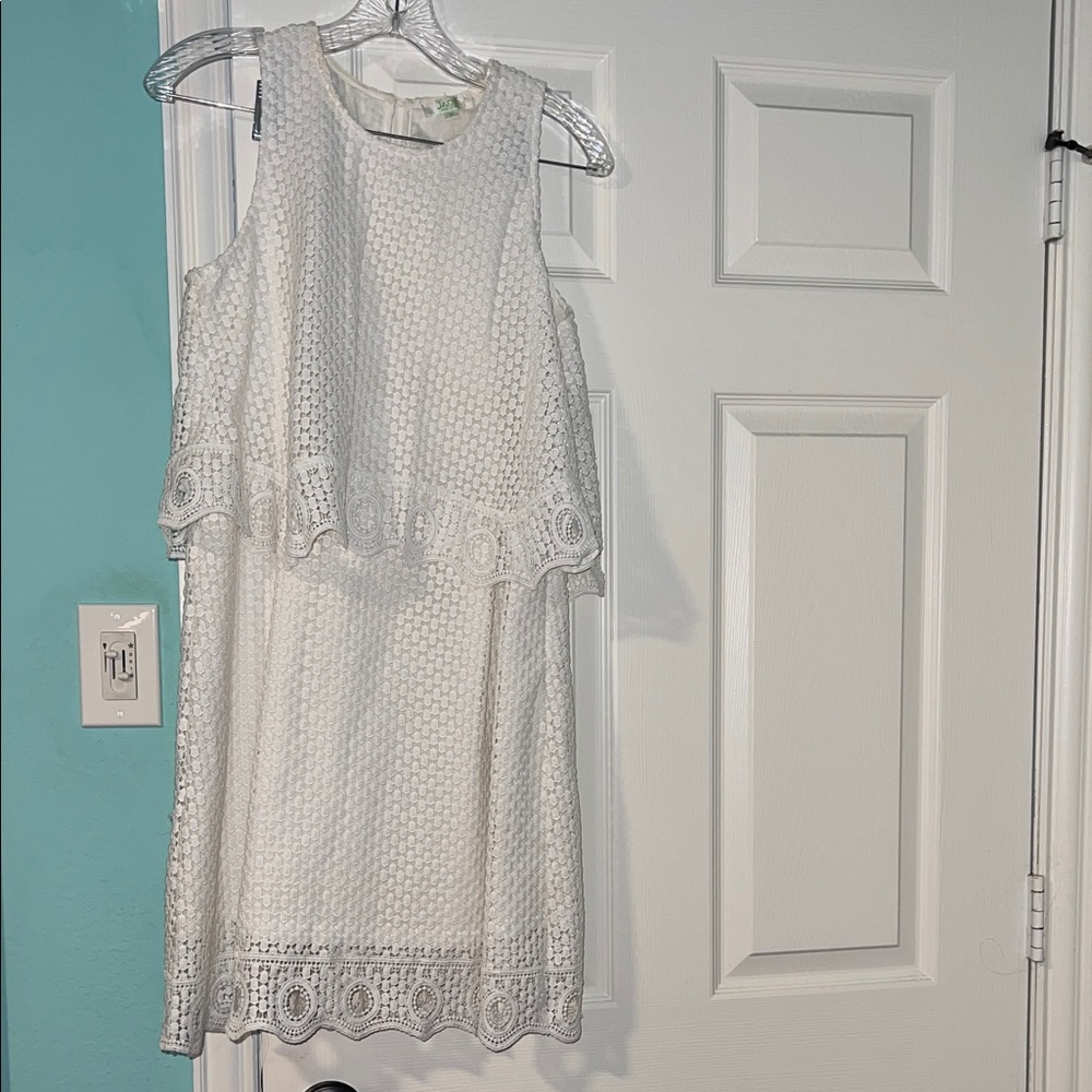 Jade White Satin Top